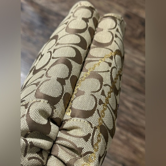 Coach Poppy Tartan Plaid Signature Glam Bag - Picture 5 of 10